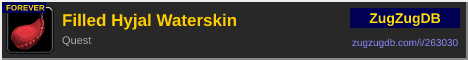 Filled Hyjal Waterskin: forum signature banner