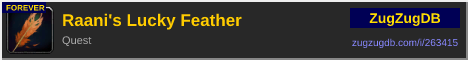 Raani's Lucky Feather: forum signature banner