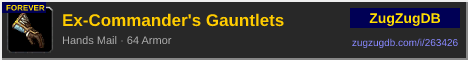 Ex-Commander's Gauntlets: forum signature banner