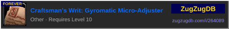 Craftsman's Writ: Gyromatic Micro-Adjuster: forum signature banner