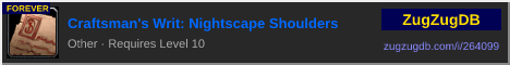 Craftsman's Writ: Nightscape Shoulders: forum signature banner