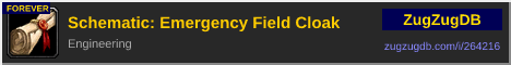 Schematic: Emergency Field Cloak: forum signature banner