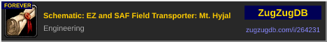 Schematic: EZ and SAF Field Transporter: Mt. Hyjal: forum signature banner