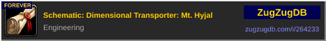 Schematic: Dimensional Transporter: Mt. Hyjal: forum signature banner