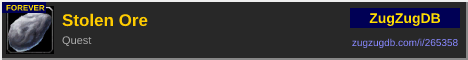 Stolen Ore: forum signature banner