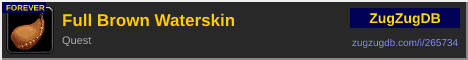 Full Brown Waterskin: forum signature banner