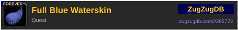 Full Blue Waterskin: forum signature banner