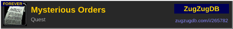 Mysterious Orders: forum signature banner