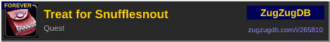 Treat for Snufflesnout: forum signature banner