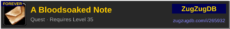 A Bloodsoaked Note: forum signature banner