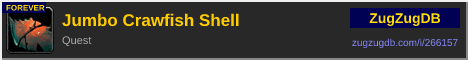 Jumbo Crawfish Shell: forum signature banner