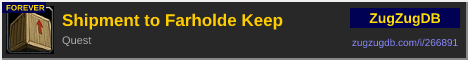 Shipment to Farholde Keep: forum signature banner