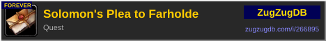 Solomon's Plea to Farholde: forum signature banner