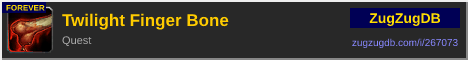 Twilight Finger Bone: forum signature banner