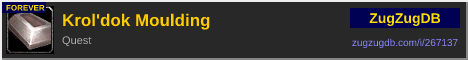 Krol'dok Moulding: forum signature banner