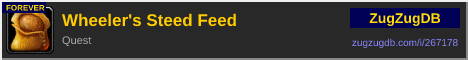 Wheeler's Steed Feed: forum signature banner