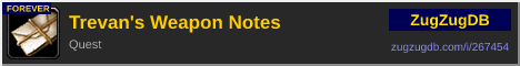 Trevan's Weapon Notes: forum signature banner