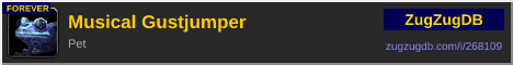 Musical Gustjumper: forum signature banner