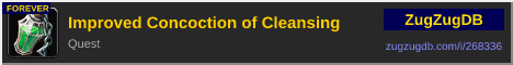 Improved Concoction of Cleansing: forum signature banner