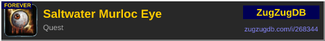 Saltwater Murloc Eye: forum signature banner