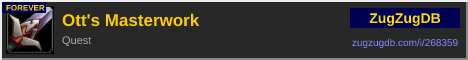 Ott's Masterwork: forum signature banner