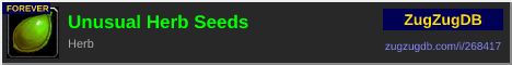 Unusual Herb Seeds: forum signature banner