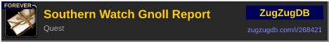 Southern Watch Gnoll Report: forum signature banner