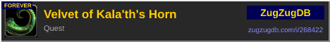 Velvet of Kala'th's Horn: forum signature banner