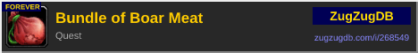 Bundle of Boar Meat: forum signature banner