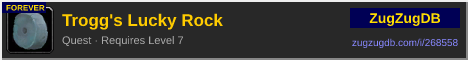 Trogg's Lucky Rock: forum signature banner