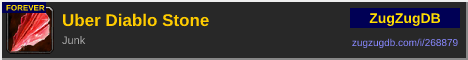 Uber Diablo Stone: forum signature banner