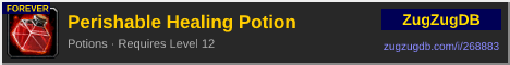 Perishable Healing Potion: forum signature banner