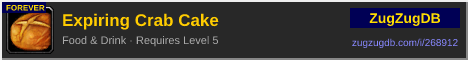 Expiring Crab Cake: forum signature banner