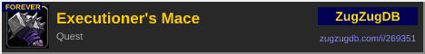 Executioner's Mace: forum signature banner