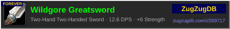 Wildgore Greatsword: forum signature banner