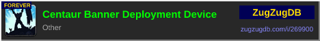 Centaur Banner Deployment Device: forum signature banner