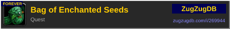 Bag of Enchanted Seeds: forum signature banner