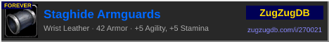 Staghide Armguards: forum signature banner