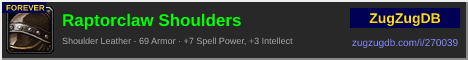 Raptorclaw Shoulders: forum signature banner
