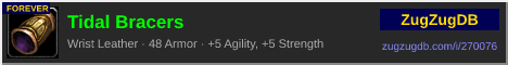 Tidal Bracers: forum signature banner