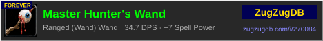 Master Hunter's Wand: forum signature banner