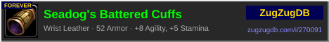 Seadog's Battered Cuffs: forum signature banner