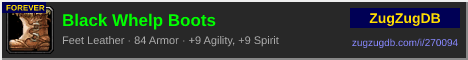 Black Whelp Boots: forum signature banner