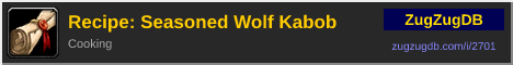 Recipe: Seasoned Wolf Kabob: forum signature banner