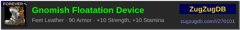 Gnomish Floatation Device: forum signature banner