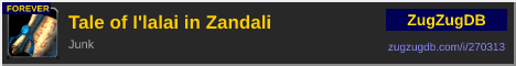 Tale of I'lalai in Zandali: forum signature banner