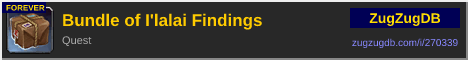 Bundle of I'lalai Findings: forum signature banner