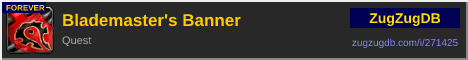 Blademaster's Banner: forum signature banner