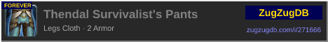 Thendal Survivalist's Pants: forum signature banner