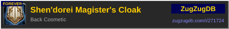 Shen'dorei Magister's Cloak: forum signature banner